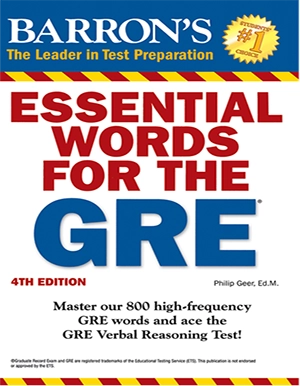 کتاب اسنشیال وردز فور د جی آر ای ویرایش چهارم Essential Words for The GRE
