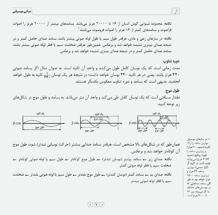 کتاب مبانی موسیقی کارنامه کتاب - Image 9